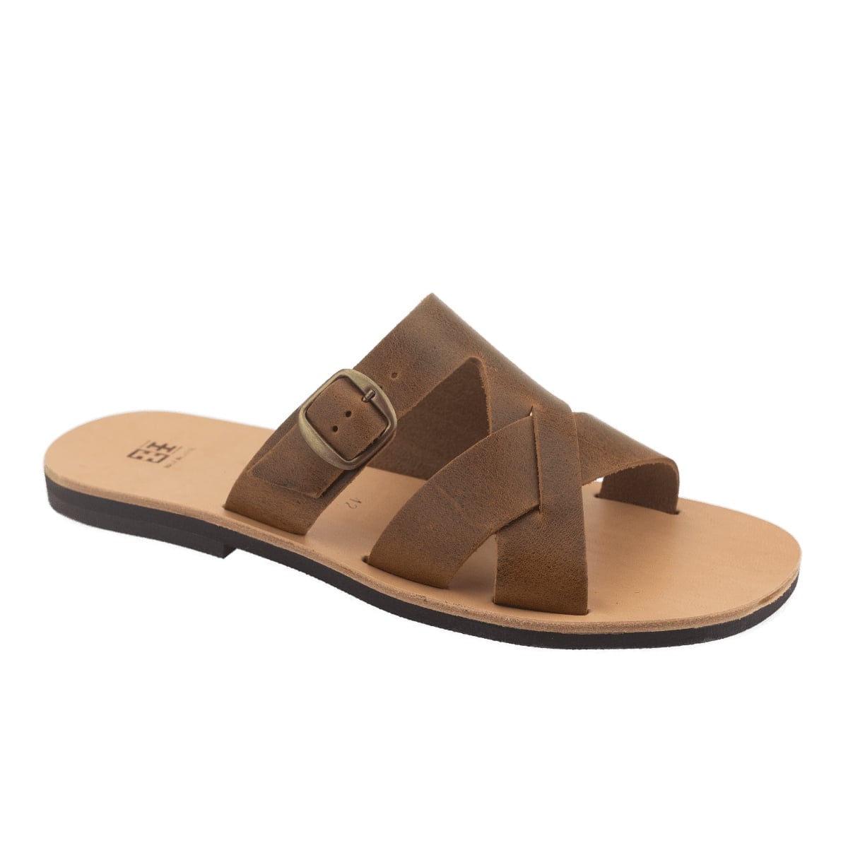 Omalos, Leather Men's Sandals XX, Chania, Crete, Greece