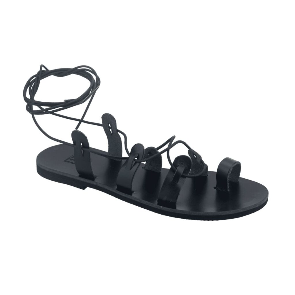 Myrabelos, Leather Kids Sandals XX, Chania, Crete, Greece