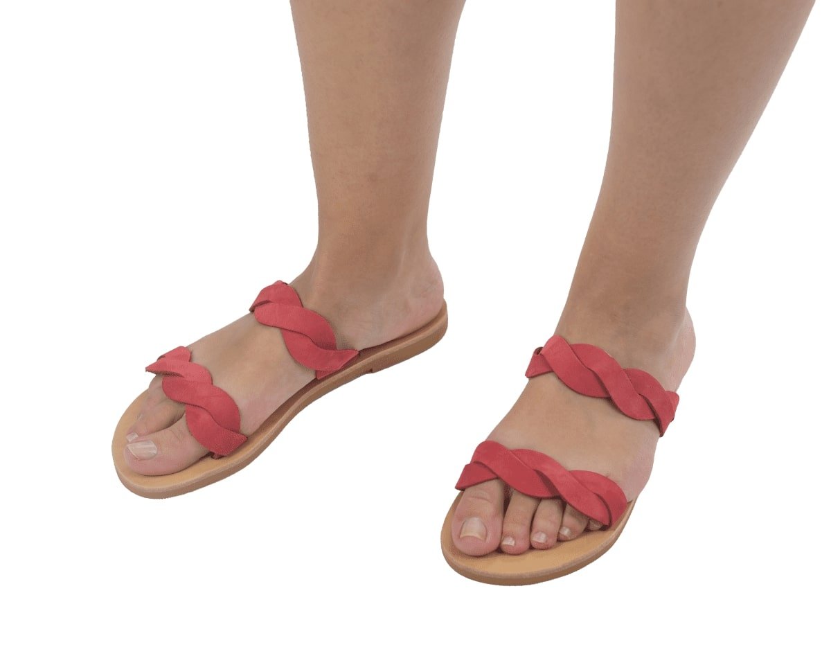 Loutro, Women's Leather Sandals XXX, Chania, Crete, Greece