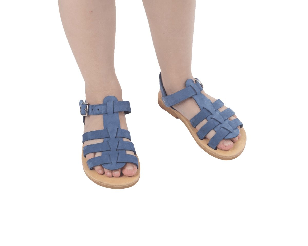 Arolithi, Δερμάτινα Παιδικά Σανδάλια ΞΞ, Χανιά