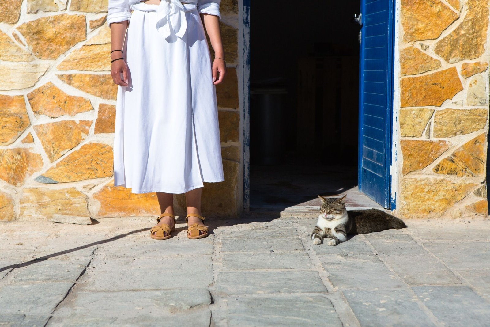 Lousakies, Δερμάτινα Γυναικεία Σανδάλια ΞΞ, Χανιά