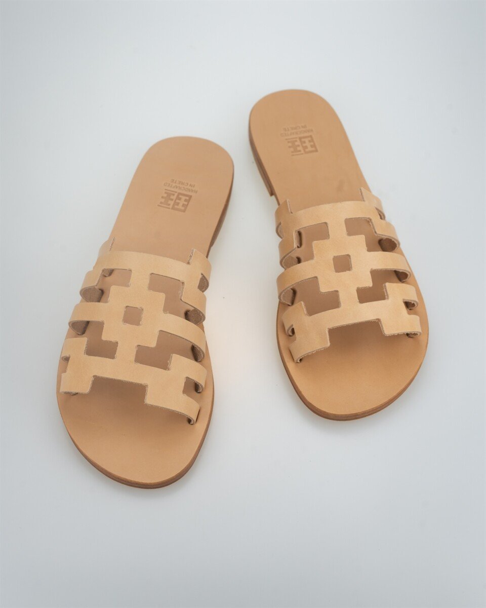 Polyrinia, Women's Leather Sandals XX, Chania, Crete, Greece