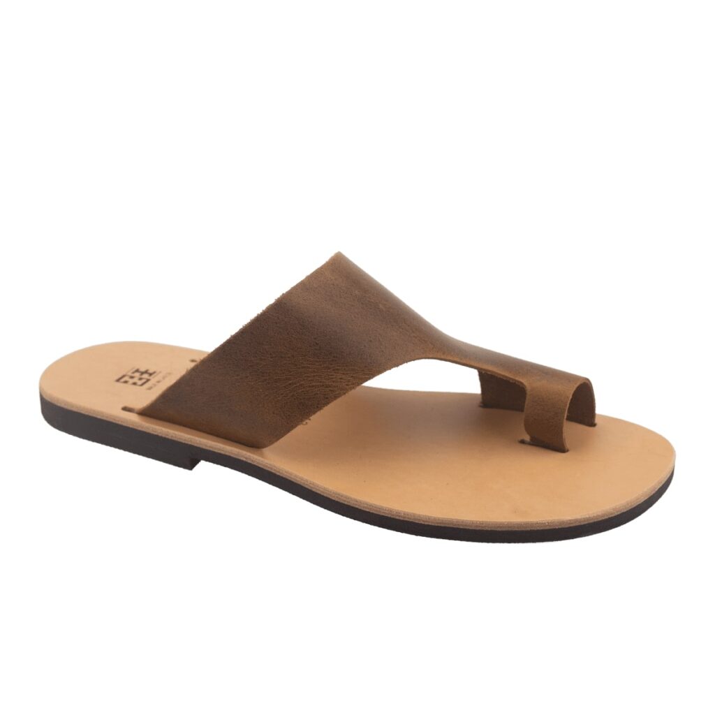 Saronitis, Leather Men's Sandals XX, Chania, Crete, Greece