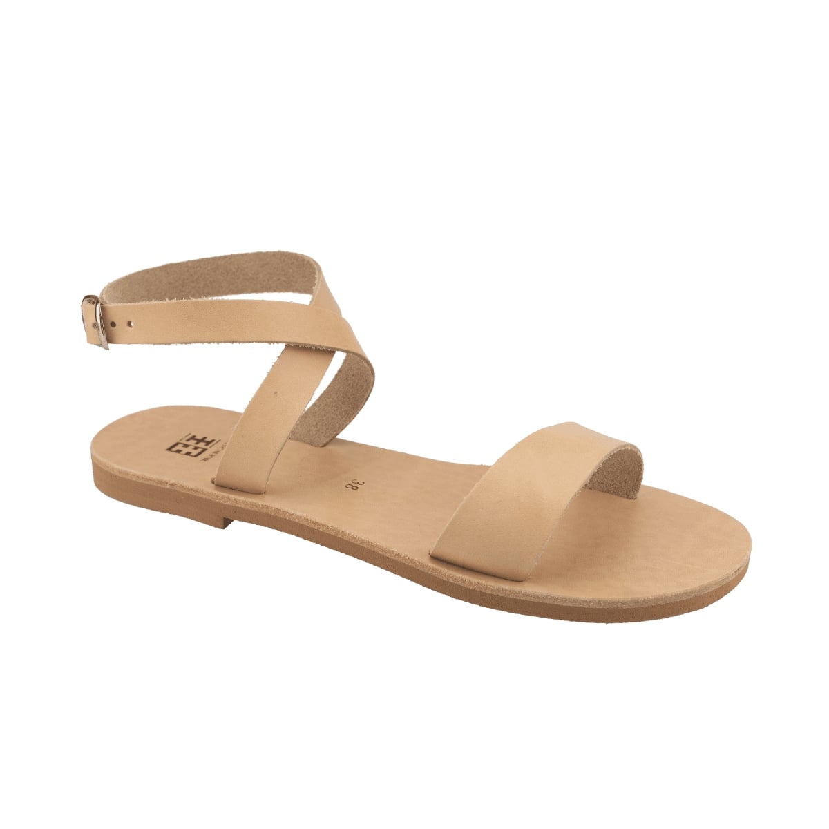 Kalidonia, Δερμάτινα Γυναικεία Σανδάλια ΞΞ, Χανιά