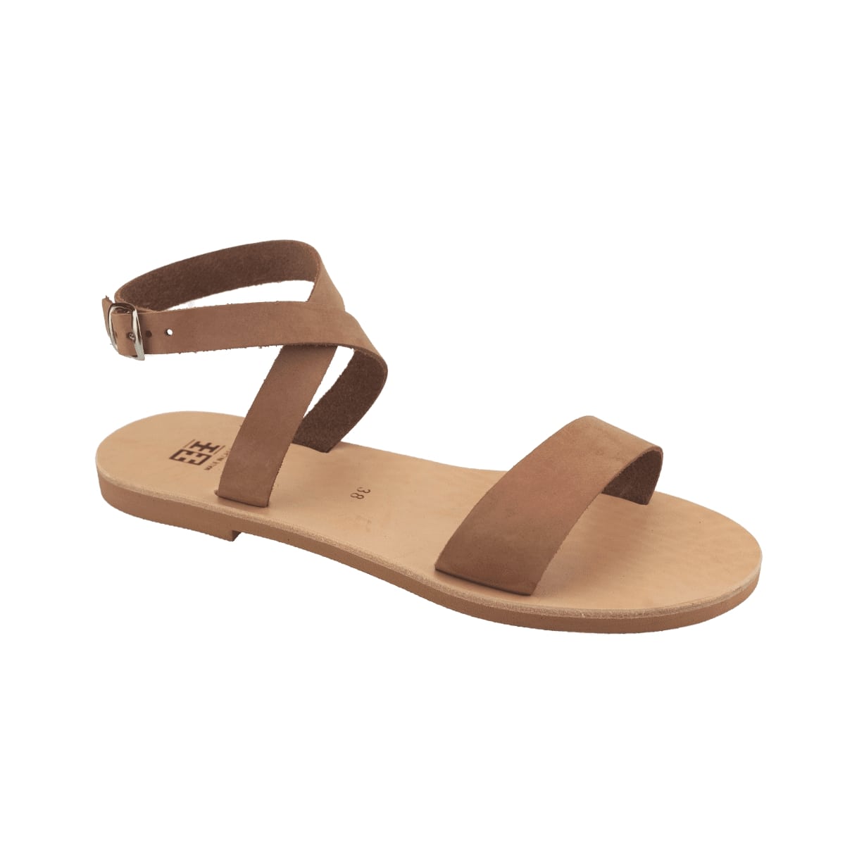 Kalidonia, Δερμάτινα Γυναικεία Σανδάλια ΞΞ, Χανιά