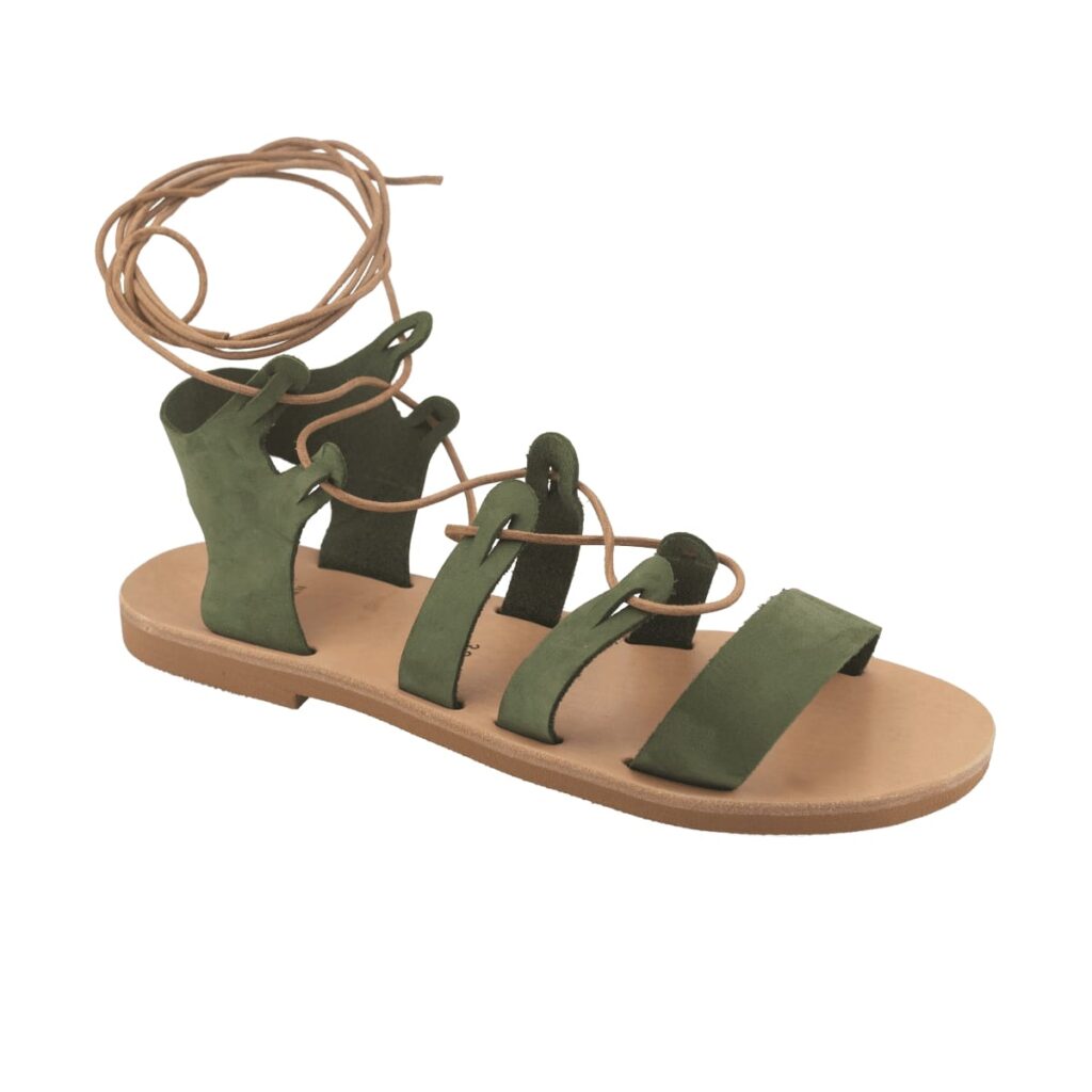 Rodovani, Leather Women's Sandals XXX, Chania, Crete, Greece