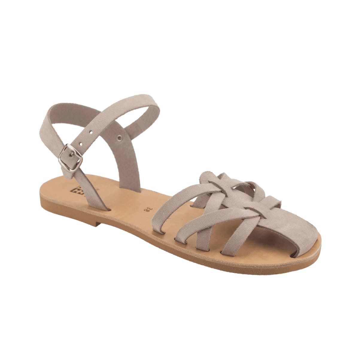 Margarites, Δερμάτινα Γυναικεία Σανδάλια ΞΞ, Χανιά