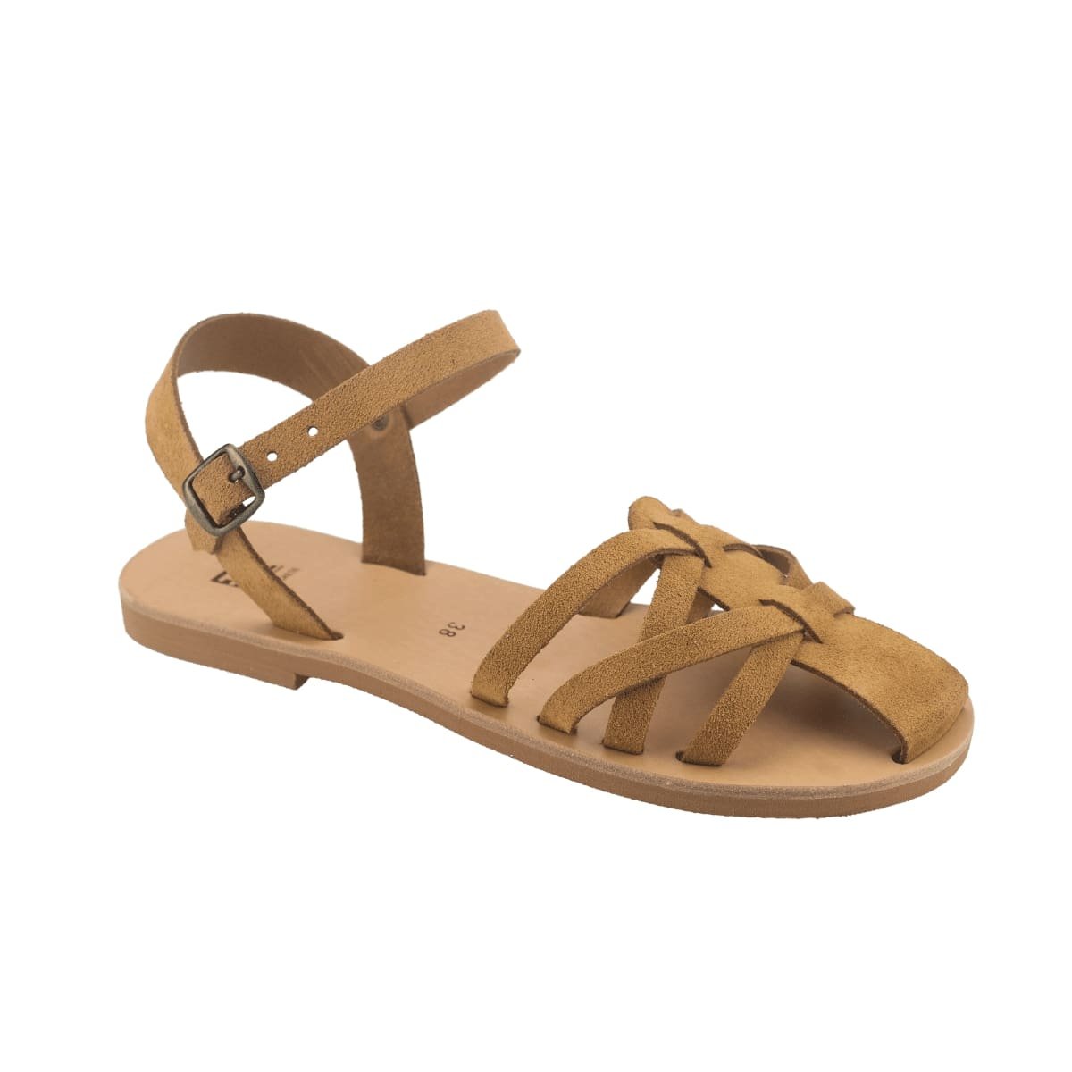 Margarites, Δερμάτινα Γυναικεία Σανδάλια ΞΞ, Χανιά