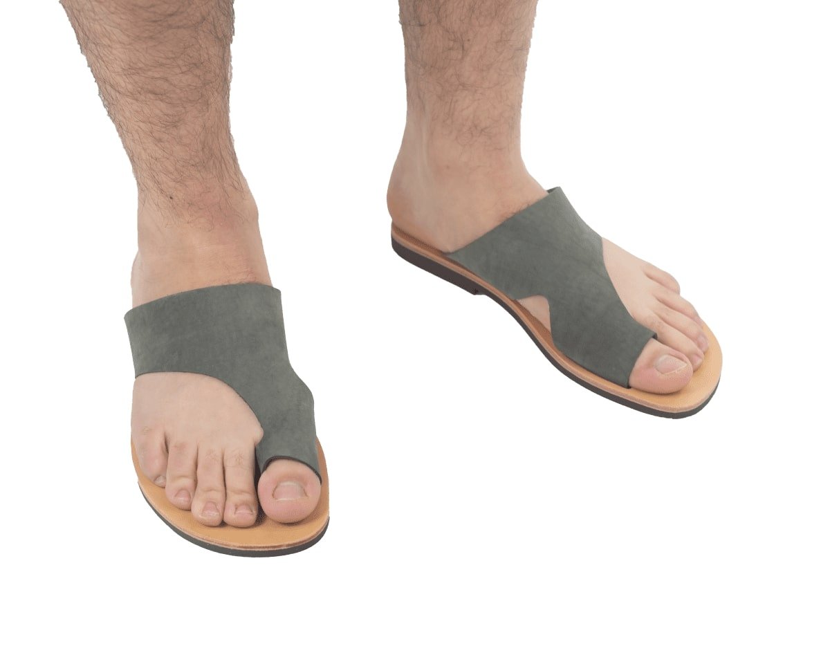 Saronitis, Δερμάτινα Ανδρικά Σανδάλια ΞΞ, Χανιά