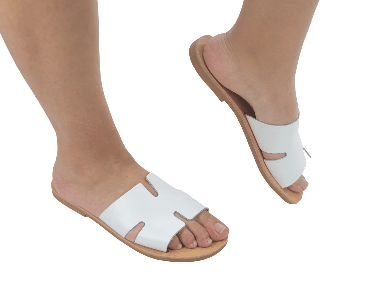 Apollonia, Δερμάτινα Γυναικεία Σανδάλια ΞΞ, Χανιά