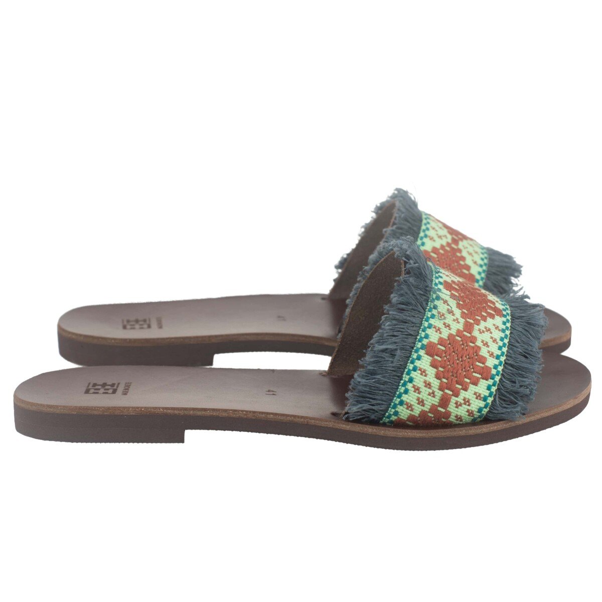 Unique, Δερμάτινα Γυναικεία Σανδάλια ΞΞ, Χανιά