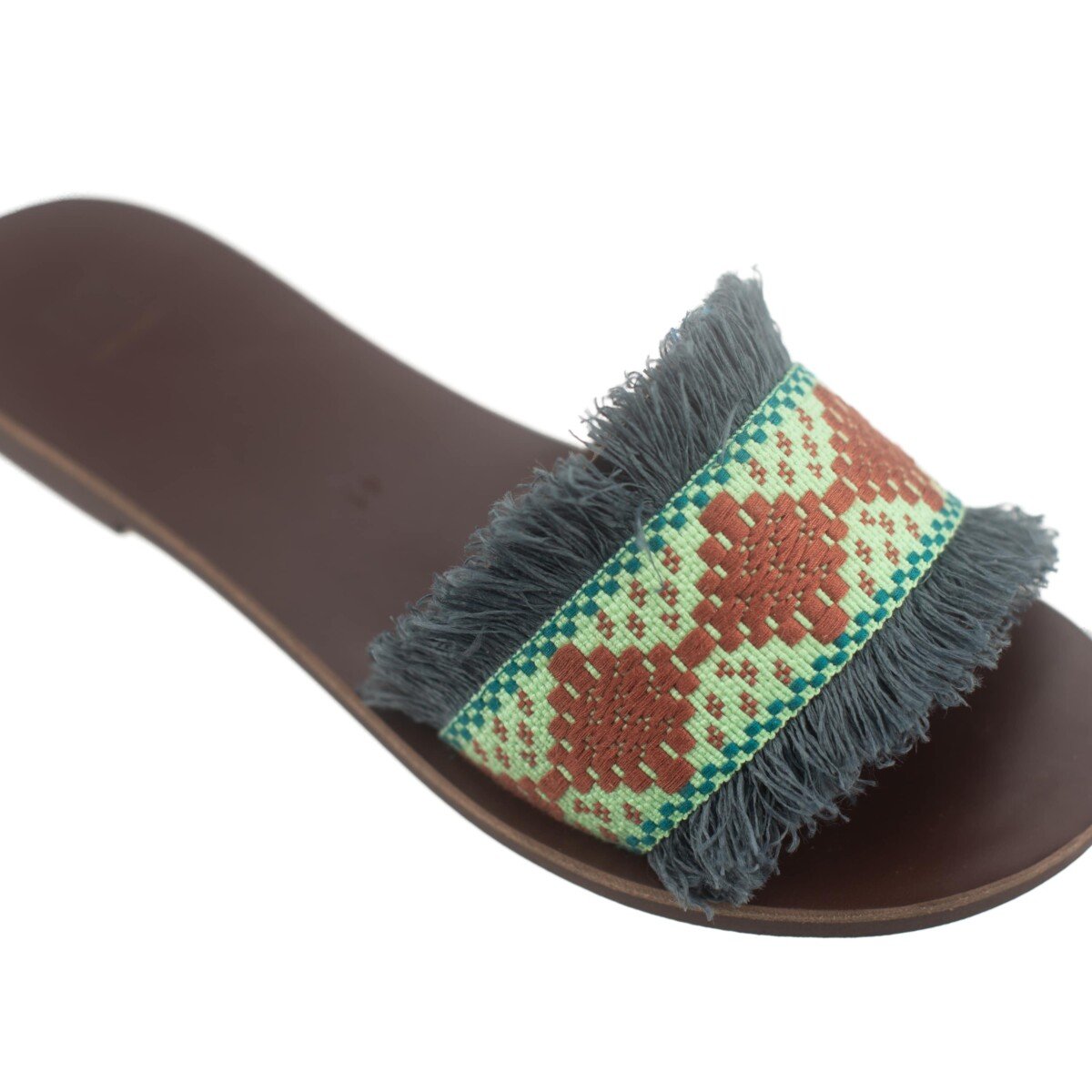 Unique, Δερμάτινα Γυναικεία Σανδάλια ΞΞ, Χανιά